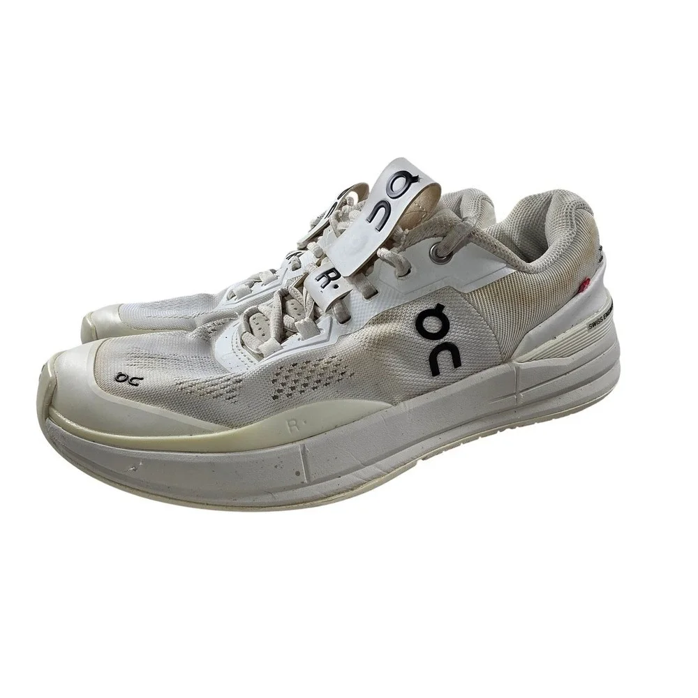 On Running The Roger Pro White Ivory Tennis‎ Shoes Womens 9.5 48.97773